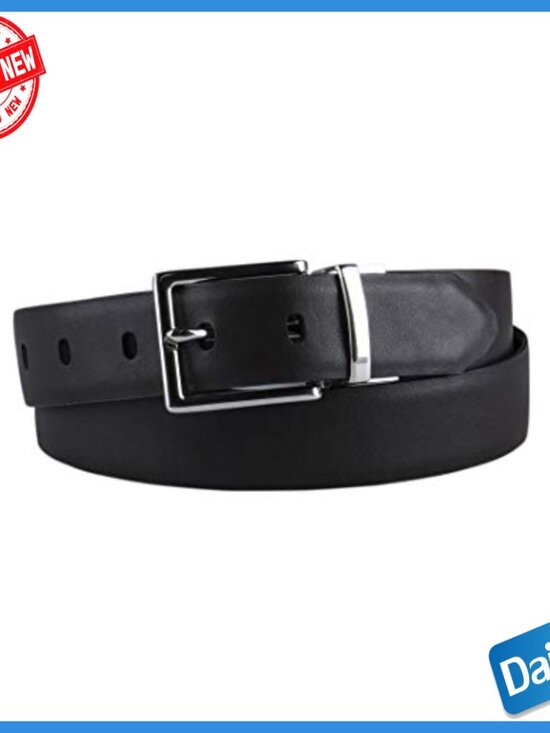 Reversible Dress Belt for Jeans and Trousers, Regular and Plus Sizes main image 5